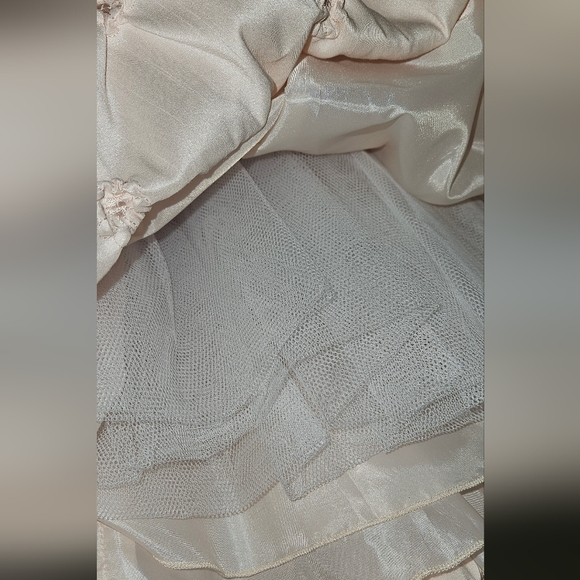 Cinderella Peach Party Dress Size 7 - Picture 4 of 6